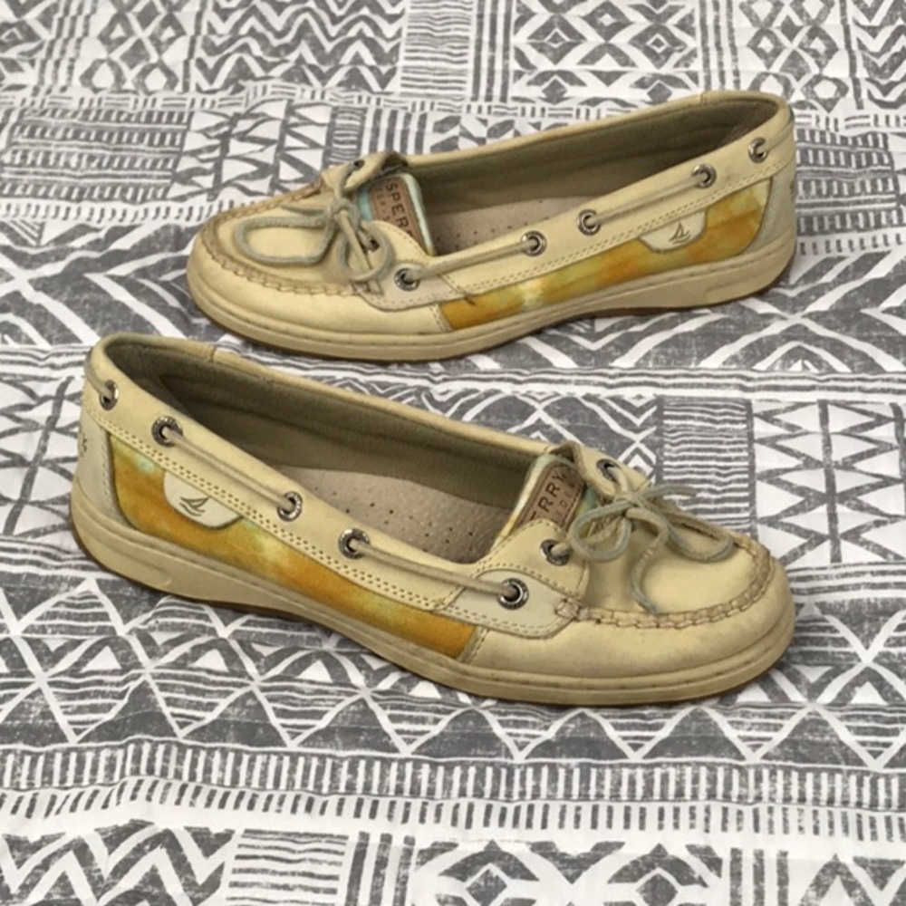 Sperry Top Sider Anglefish Size 7.5 Yellow